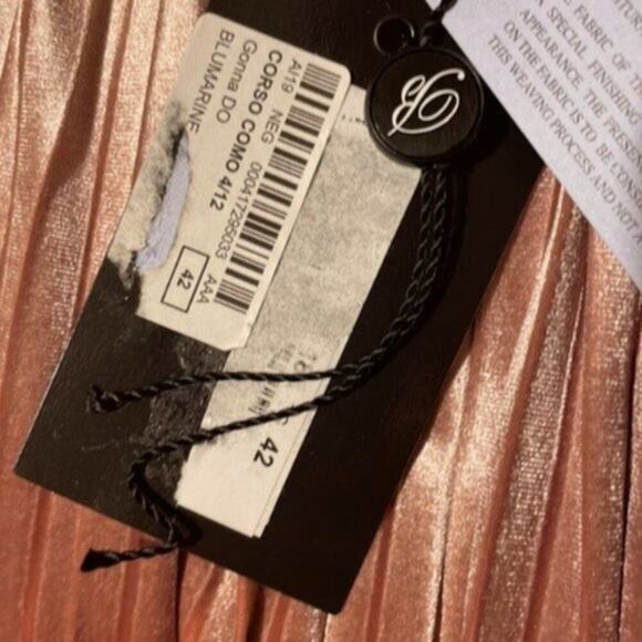 Blumarine Velvet and Lace blush pink maxi skirt size 6 - Picture 10 of 10